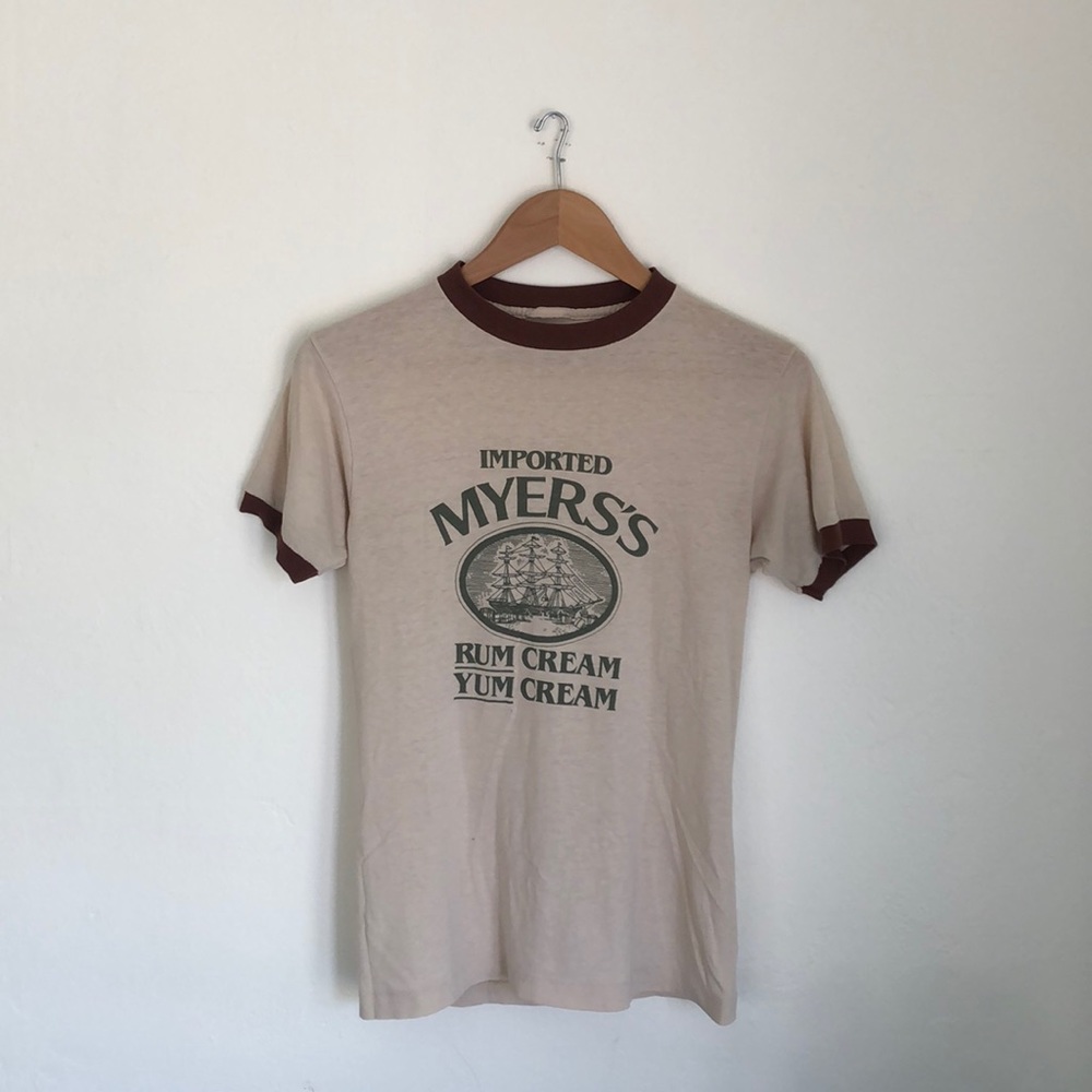 Vintage Myer’s Rum ringer tee